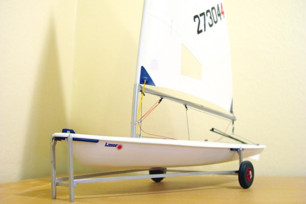 Laser Dinghy Ready for Inspection Maritime